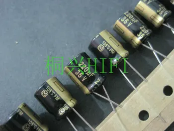 20szt matsushita kondensator FM serii 35V220UF 10X12.5MM ultra niski opór wewnętrzny kondensator elektrolityczny 220uf 35v