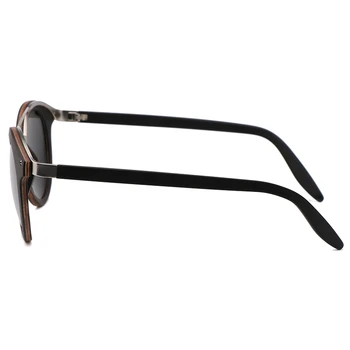 Modne nowe drewniane okulary, metalowe, modne okulary przeciwsłoneczne z drewna egzotycznego, okulary dla mięczaków, okulary polaryzacyjne TAC dla mężczyzn i kobiet