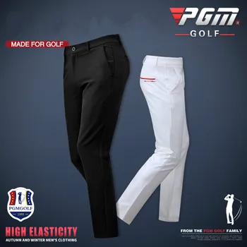 Nowy zimowy męski zgrubienie Golf spodnie PGM Golf długie spodnie Męskie высокоэластичные sportowe spodnie rozmiar XXS-3XL