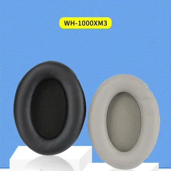 Wymienne nakładki do słuchawek imitacja skóry warga para SONY MDR-1000X WH-1000XM2 1000XM3 akcesoria