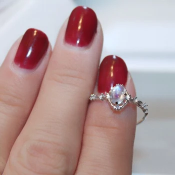 Utimtree srebro próby 925 kamień cz obietnica obrączka pierścionek zaręczynowy pierścionki dla kobiet biżuteria Owalne kwiat żeński palec pierścionek