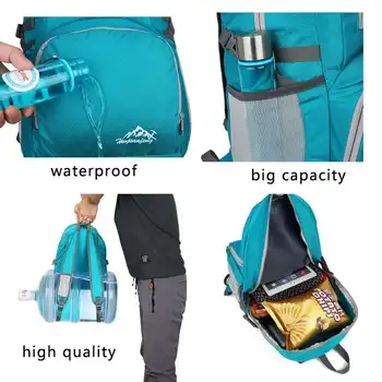 Nowy lekki, jeżeli trzeba zapakować plecak składany smak odkryty wodoodporny składany wygodny drogowy plecak torba plecak dla mężczyzn kobiet