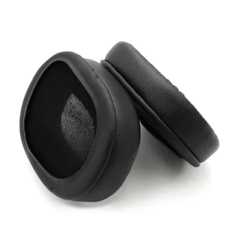 Skórzane nauszniki poduszka poduszki wymiana pianki Pad pokrowce na poduszki kubki dla ATH-MSR7BK MSR7 SonicPro Over-Ear słuchawki zestaw słuchawkowy