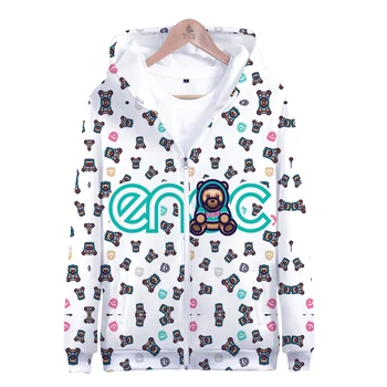 2020 OZUNA ENOC Zipper hoodies 3D Print Kapturem bluza Harajuku OZUNA ENOC Hoodies Plus Size for men