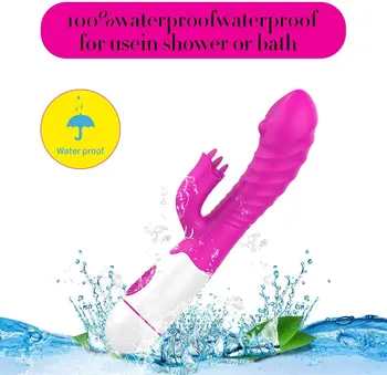 Potężny pcha język wibrator 12 trybów wibracji do stymulacji łechtaczki G Spot wodoodporny wibrator wibrator prywatne seks zabawki