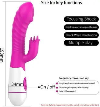 Potężny pcha język wibrator 12 trybów wibracji do stymulacji łechtaczki G Spot wodoodporny wibrator wibrator prywatne seks zabawki