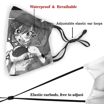 Czarny Ogon Maska Jednorazowego Użytku Do Prania Anty Zanieczyszczenia Maska Fairy Tail Anime Cosplay Maska Chłopak / Dziewczyna Usta