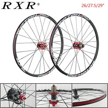 RXR Mountain Bike Wheels 26/27.5/29 inch Carbon Hub rowerowa para kół MTB felgi rozstaw osi para hamulce tarczowe z przodu i z tyłu 100/135 mm QR
