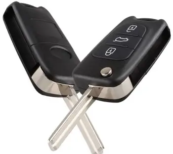 Wymienny pokrowiec do kluczy Hyundai I30 IX35 składane klapki pilot zdalnego klucza Shell 3 przyciski pokrywa klucza przedmiotu
