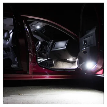 20 szt. Biała Canbus LED wnętrze kopuły mapa bagażnika reflektory zestaw do Volkswagen VW Multivan MK5 T5 2003-tablicy rejestracyjnej lampy