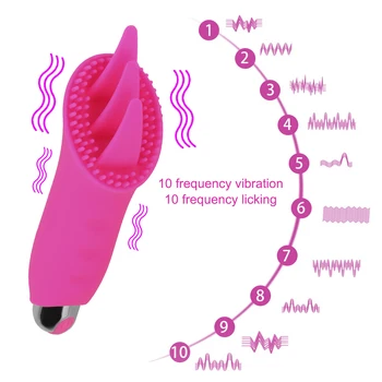 Mini silny język lizać wibratory dla kobiet seks zabawki damska masturbacja pochwy anal łechtaczki pobudzający masaż Sextoys maszyna