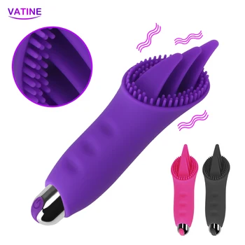 Mini silny język lizać wibratory dla kobiet seks zabawki damska masturbacja pochwy anal łechtaczki pobudzający masaż Sextoys maszyna