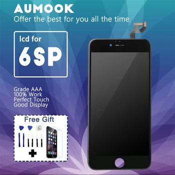 Jakość AAA testowane na iphone 6S Plus 6SP LCD z montażem digitizera dobra wymiana 3D-ekranu dotykowego