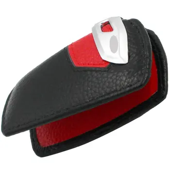Zdalny klucz torba skóra naturalna klucz Shell Case Smart Car Key obudowa pokrywa brelok do BMW 1 3 5 serii F30 F35 X3 7 czerwony niebieski czarny