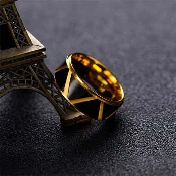 SHDEDE pierścienie ze stali nierdzewnej dla mężczyzn Korea mody biżuteria prezent koktajl akcesoria mody-O679