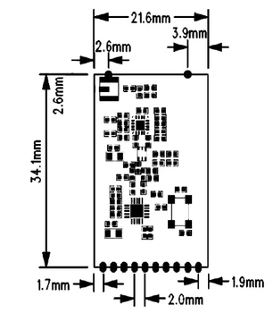 Bezprzewodowy moduł CC2500+PA+LNA(long distance,2.4 G 100 Mw)