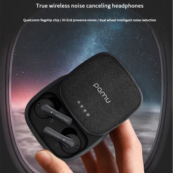 PaMu Slide True Wireless Słuchawki шумоподавляющая zestaw słuchawkowy Bluetooth TWS słuchawki z ładowania skrzynią z podwójnym mikrofonem