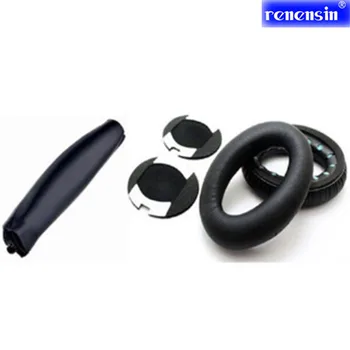 Renensin opcje Cushion Earcap + a pair ear Pads cover case for Bose QuietComfort 2 15 QC2 QC15 słuchawki nauszniki