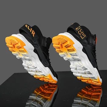 2020 nowe buty do biegania męskie skarpetki buty lekkie duży rozmiar jogging 47 rozmiar biały pomarańczowy chodzenie wysoki top jogging odkryty jednolity kolor