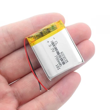603035 3.7 V 700 mah akumulator polimerowy akumulator inteligentny dom akumulator litowo-jonowy do dvr GPS, mp3, mp4, PSP zestaw słuchawkowy Bluetooth smart-zegarki
