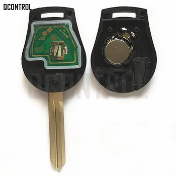 QCONTROL Car Remote Key DIY dla NISSAN CWTWB1U751 CWTWB1U816 Note Qashqai Sunny Sylphy Tiida X-Trail 315 mhz z chipem