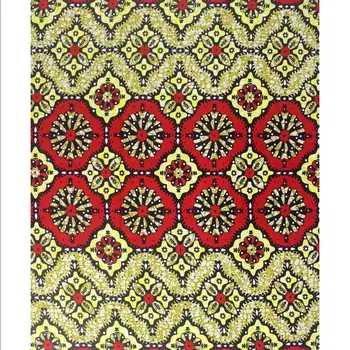 Afrykańskie wzory tkaniny bawełna prawdziwy wosk nigeryjski styl prawdziwy oryginalny wosk Ankara tkaniny