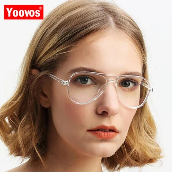 Yoovus 2021 Okulary Damskie Klasyczne Okulary Oprawa Dla Mężczyzn/Kobiet Retro Vintage Okulary Marki Markowe Okulary Gafas De Mujer