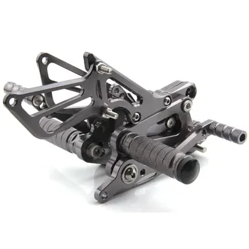 Tytan CNC aluminium regulowane tylne nożne kołki do Honda CBR 600RR CBR600RR ABS 2009 2010 2011 2012 2013