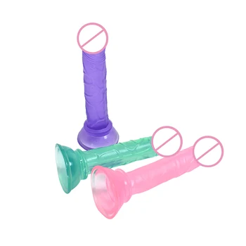 G-spot dildo sex zabawki dla kobiet realistyczne dildo z przyssawką seks-zabawki dla dorosłych penis członek kobieta masturbator sex shop