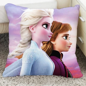 Disney frozen2 Elsa Anna Girls dekoracyjne/włosowe poszewki rysunek 1 szt. poszewka na łóżko sofa dzieci prezent na Urodziny