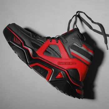 Uliczny styl modne męskie buty do biegania z grubym dnem buty do biegania dla mężczyzn oddychające buty sportowe na świeżym powietrzu buty do chodzenia Zapatillas