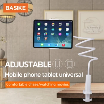 BASIKE uniwersalny leniwy uchwyt ramię elastyczne stojak na telefon komórkowy stenty uchwyt łóżko stół klip szyji uchwyt do telefonu
