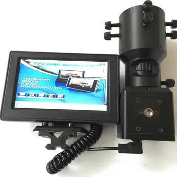 DIY noktowizor celownik monitor LCD myśliwski ślad kamera w/ ir wycinarka laserowa 25 mm/30 mm mocowanie 4.3