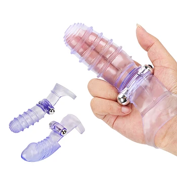 OLO Finger Sleeve G Spot wibrator punkt kulminacyjny czystość stymulator łechtaczki masaż pochwy produkty dla dorosłych Sex Zabawki dla kobiet