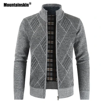 Mountainskin męski sweter jesień dzianiny sweter męski sweter płaszcz Kurtka Męska odzież casual, dzianiny SA853