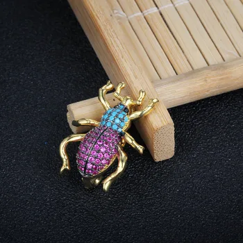 Modny kolorowy cyrkonia Mrówka wisiorek naszyjnik Naszyjnik dla Pani kobiety biżuteria kostium biżuteria prezent(jewelora NE102777 )