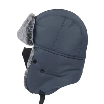 2020 zimowe бомберы czapki ушанка rosyjska futro czapka ciepła gruba ушанка czapka dla mężczyzn i kobiet maska kominiarka фаншион kapelusz