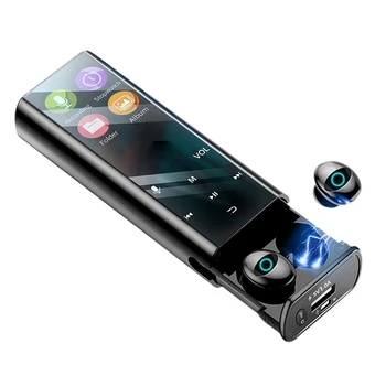 Q1Pro Bezprzewodowej słuchawki Bluetooth wielofunkcyjny odtwarzacz MP3 słuchawki IPX7 wodoodporny 9D TWS słuchawki 6000 mah Power Bank