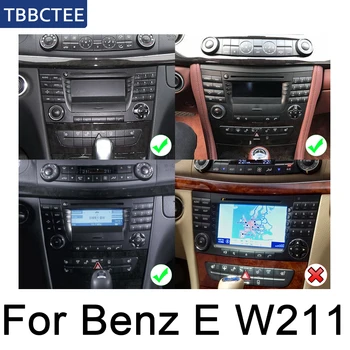 Dla Mercedes Benz E Class W211 2002~2009 NTG samochodowy odtwarzacz multimedialny z systemem Android radio samochodowe stereo nawigacja GPS Bluetooth wifi audio