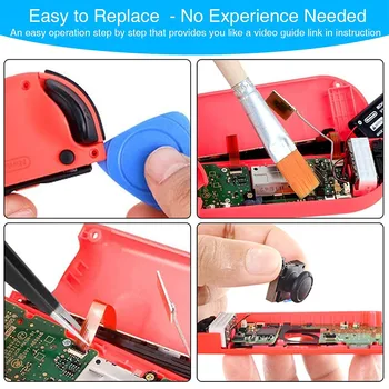 25 szt./kpl. wymiana joysticka Joycon dla Nintendo Switch / Lite Game Controller 3D Analog Stick Parts Repair Tool Kit