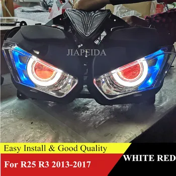 Zmodyfikowany motocykl R25 R3 HID LED projekt reflektory reflektory reflektory reflektory kierunkowskazy do YAMAHA YZF R25 R3-2017