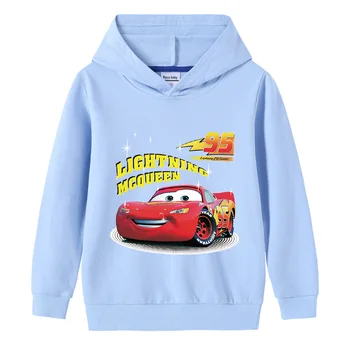 Disney Cars 95 sweter z kapturem Europejski i amerykański cartoon drukowanych dziecięca bluza chłopcy bluza z kapturem dzieci