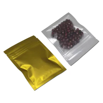 100pcs 9 kolorów folii aluminiowej worki Термосваривание Zip Lock płaski pakiet kieszeni torby do przechowywania cukierków przypraw zapach dowód mylar torby