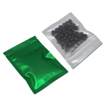 100pcs 9 kolorów folii aluminiowej worki Термосваривание Zip Lock płaski pakiet kieszeni torby do przechowywania cukierków przypraw zapach dowód mylar torby