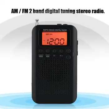 AM FM stereo radio cyfrowe 2 полосное stereo tuning Radio kieszonkowe Radio ICD Sn może przechowywać 58 stacji radiowych