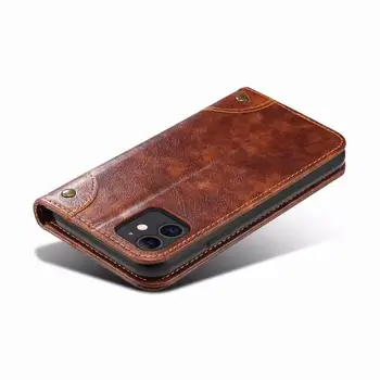 Luksusowy pokrowiec na telefon komórkowy iPhone11 X XR XS MAX 11Pro 7 8Plus Leather Flip Wallet Stand Cover Cases
