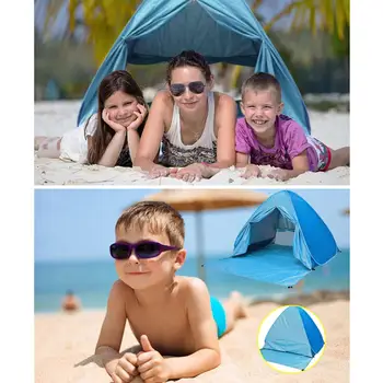 Plaża namiot odkryty automatyczny natychmiastowy podręczny ultralekki namiot składany turystyczny, wędkarski plażowy namiot camping Anti Anti-UV Shelter