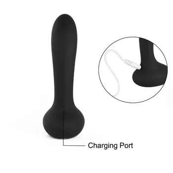 Męskie zabawki 10 prędkości akumulator G-Spot korek analny dildo wibrator analny sex zabawki dla mężczyzn gej stymulacja krocza masażer prostaty