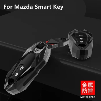 Uchwyt walizki kluczy do samochodu Mazda 2 3 6 Atenza Axela CX-5 CX5 CX-5 CX-7 CX-9 2016 2017 2018 Smart 2/3/ przyciski akcesoria do wnętrz