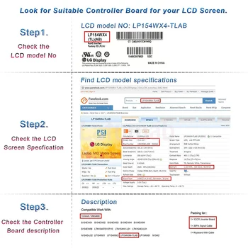 Karta kontrolera Latumab dla LTN156AT24-T01 / LTN156AT24-L01 LVDS 15,6